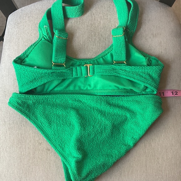 Xhilaration women’s extra small two piece green bikini never worn - Picture 5 of 9